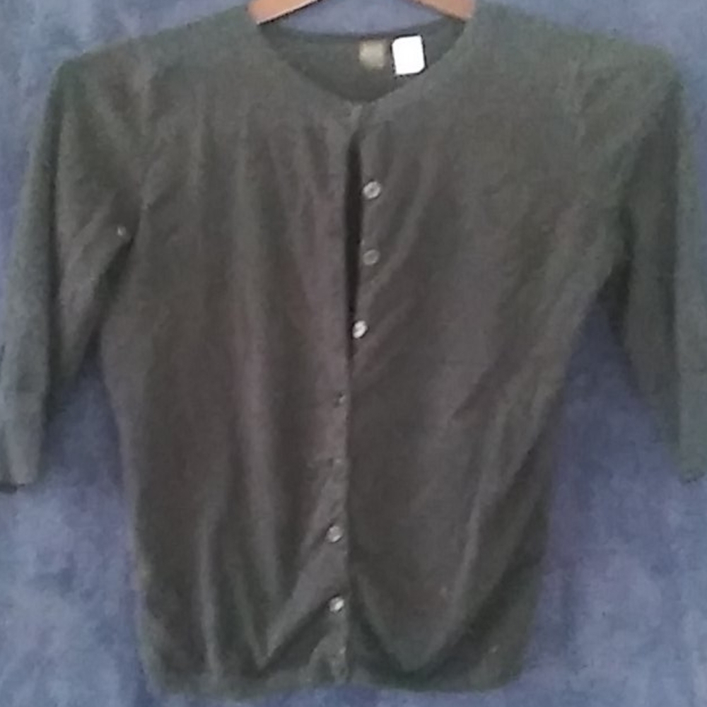 BP Black button up sweater